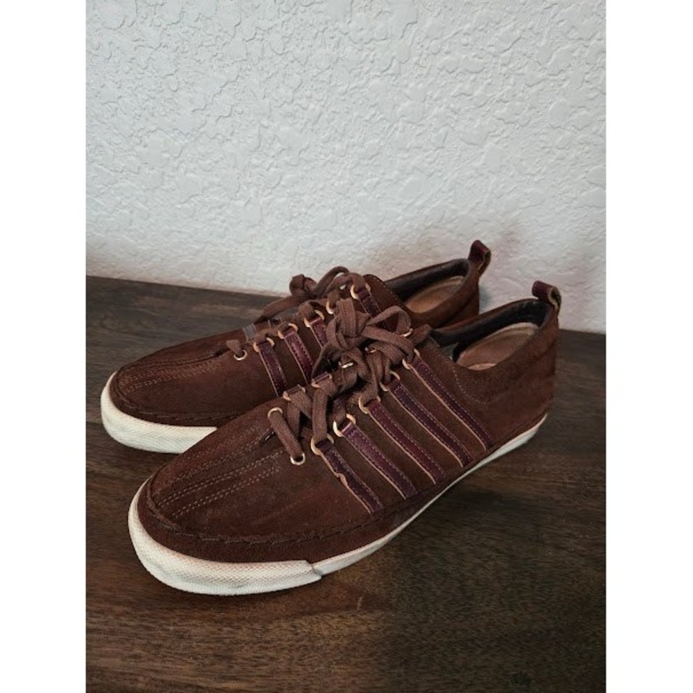 Billy Reid Brown Suede Sneakers
